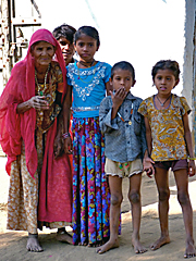 A Rajasthani grandmother with 4 kids