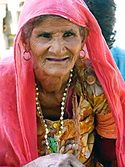 An old Rajasthani Woman