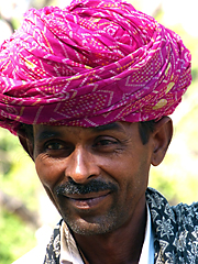 Rajasthani man with turban